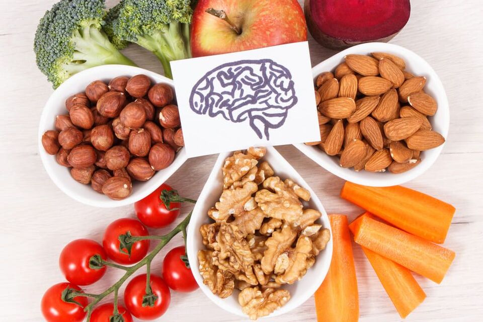 As froitas secas e as verduras son boas para a memoria e o cerebro